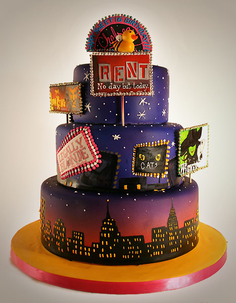 THE BEST CAKE IN THE WORLD The Broadway cake by Charm City Cakes